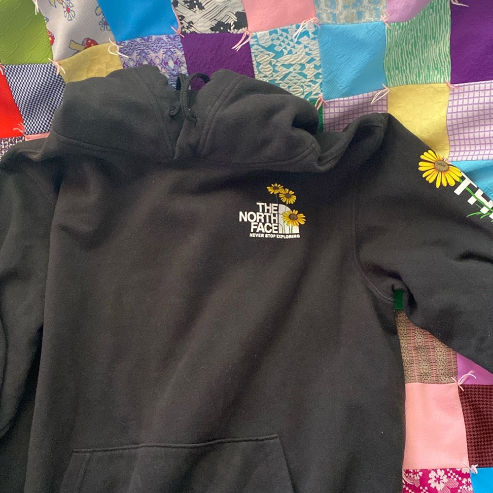 North Face daisy hoodie size M not oversized at all true medium